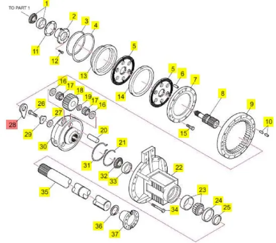 9821855 - шайба стопорная