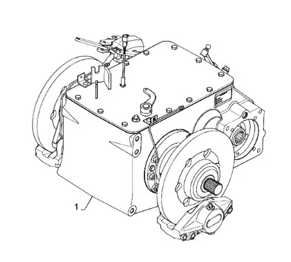 87589946 - Трансмиссия комбайна