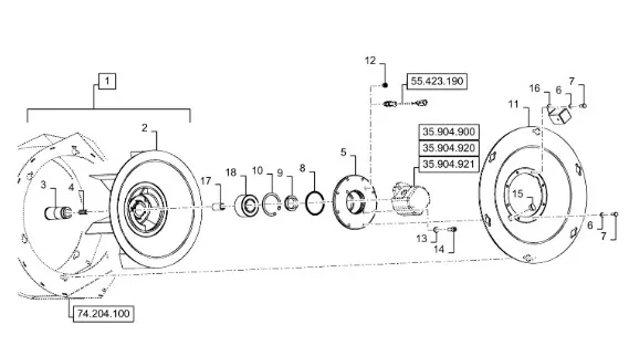 944005238 - вентилятор продувочный
